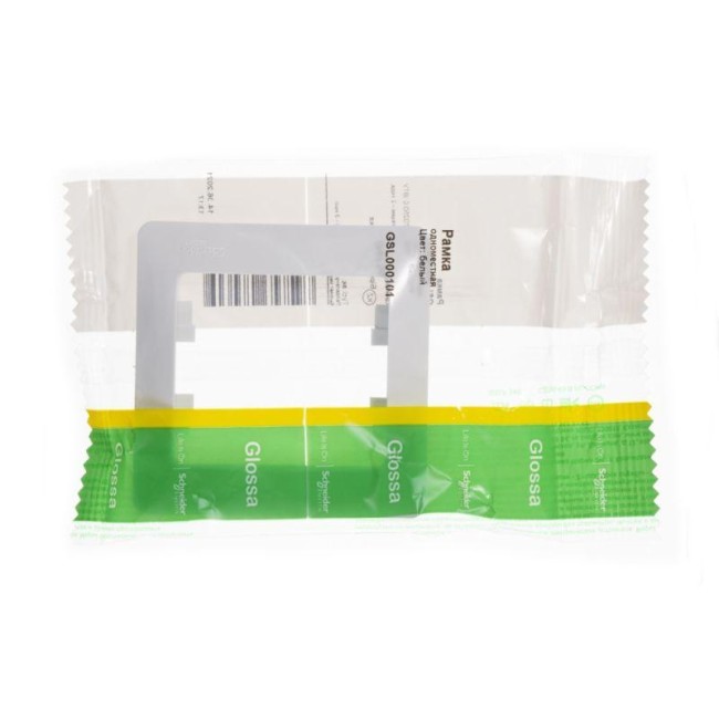 Рамка 1-м Glossa бел. SE GSL000101 Рамка 1-м Glossa бел. SE GSL000101