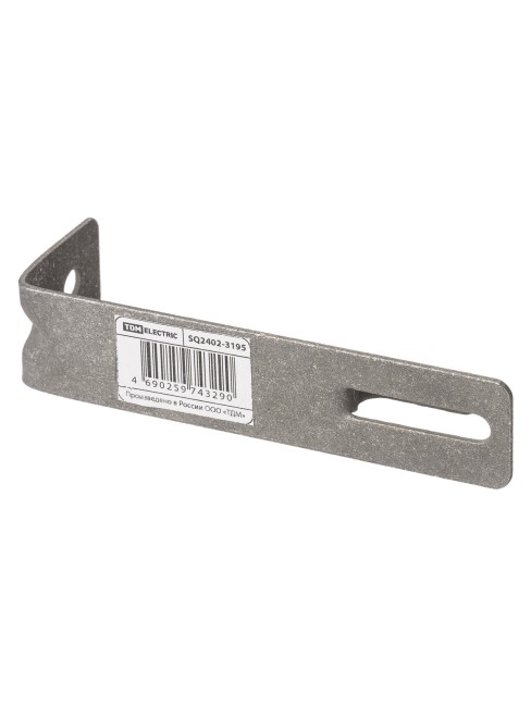 Держатель угловой для прута Ø6-10 мм, стальной крюк, гор. цинк. TDM Держатель угловой для прута Ø6-10 мм, стальной крюк, гор. цинк. TDM