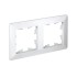 Рамка 2-м AtlasDesign Air бел./дым. бел. SE ATN220102