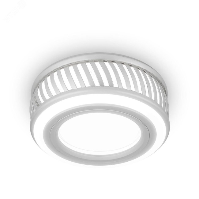 Светильник светодиодный встраиваемый ДВО 3 Вт 3000К круг GU 5,3 IP20 белый LED матовый BL143 Backlight Gauss