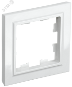 BRITE Рамка 1 пост РУ-1-БрБ белый