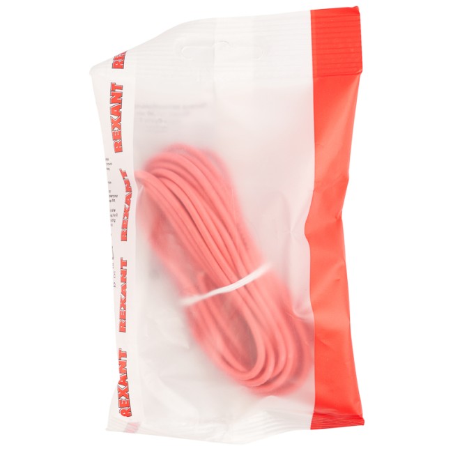 Провод автомобильный ПГВА/ПВАМ REXANT 1х1,50 мм красный, мини-бухта 5 метров