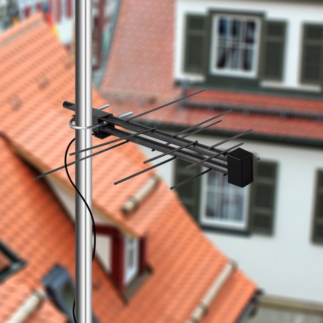 ТВ антенна наружная «Активная» для цифрового ТВ DVB-T2, RX-422 REXANT ТВ антенна наружная «Активная» для цифрового ТВ DVB-T2, RX-422 REXANT