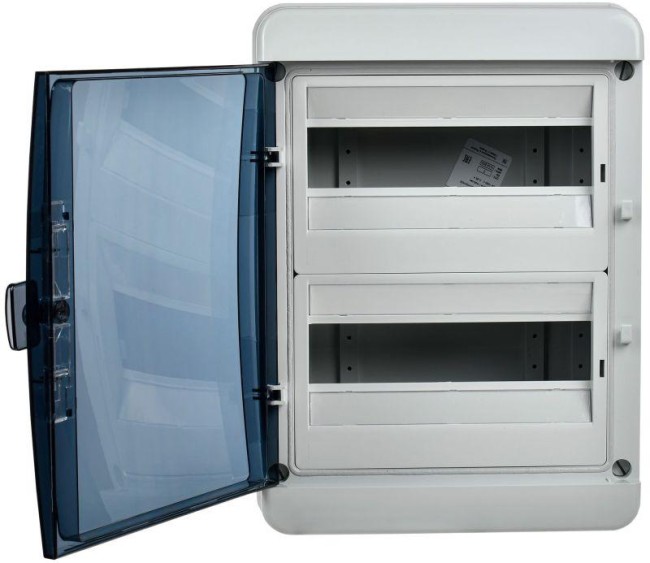 Корпус КМПн-24 TEKFOR IP65 черн. прозр. дверь пластик. IEK TF5-KP72-N-24-65-K03-K02