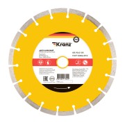 Диск алмазный отрезной сегментный 230x22,2x2,4x10мм KRANZ