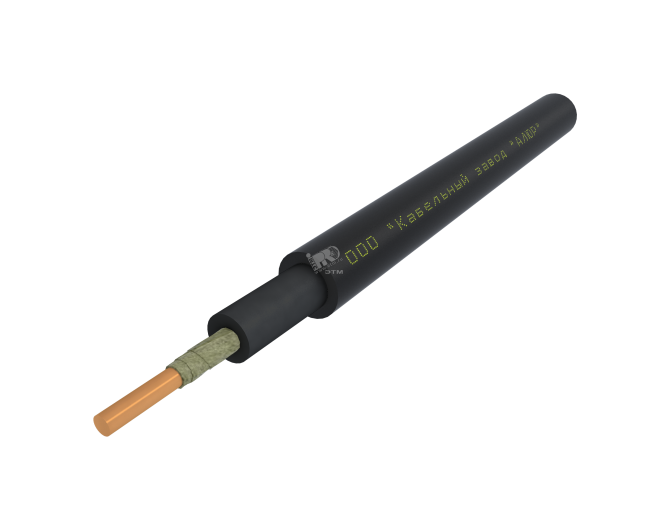 Кабель силовой ППГнг(А)-FRHF 1х1.5ок -1 однопроволочный черный (бухта)