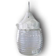 Светильник НСП-03-60-001 (Бочонок) IP54 прозрачный/основание белое