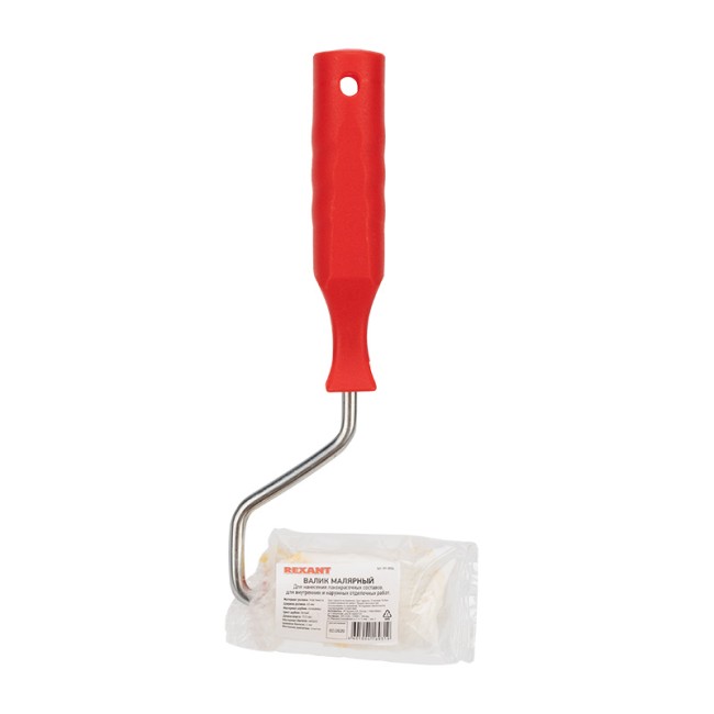 Валик-мини полиамид, ворс 10.5 мм, ширина ролика 60 мм,Ø 15 REXANT Валик-мини полиамид, ворс 10.5 мм, ширина ролика 60 мм,Ø 15 REXANT
