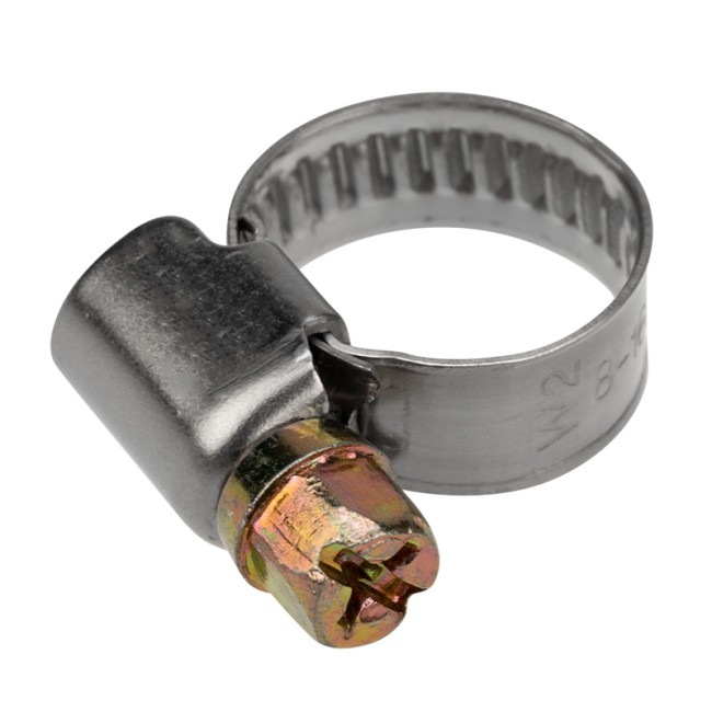 Хомут червячный 8-12-0,7 мм, (упак. 50 шт) REXANT Хомут червячный 8-12-0,7 мм, (упак. 50 шт) REXANT