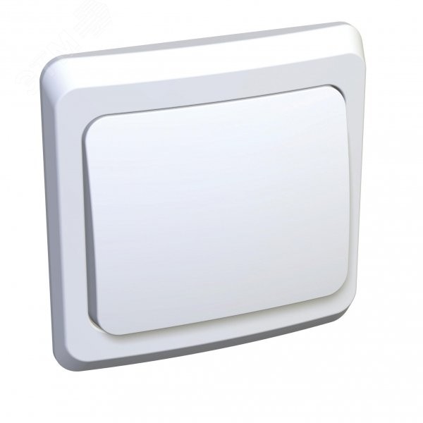 ЭТЮД Выключатель одноклавишный скрытый белый сх.1 ЭТЮД Выключатель одноклавишный скрытый белый сх.1