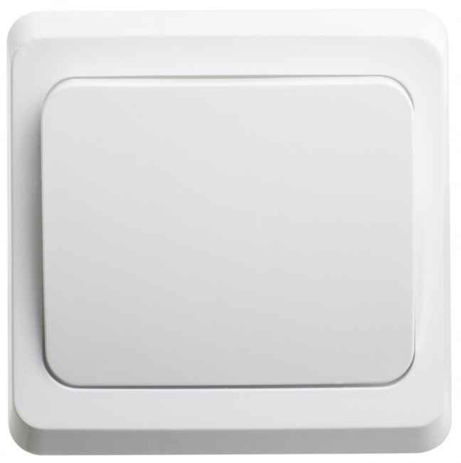 ЭТЮД Выключатель одноклавишный скрытый белый сх.1 ЭТЮД Выключатель одноклавишный скрытый белый сх.1