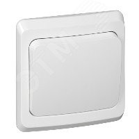 ЭТЮД Выключатель одноклавишный скрытый белый сх.1 ЭТЮД Выключатель одноклавишный скрытый белый сх.1