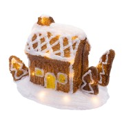 Акриловая светодиодная фигура Пряничный домик 26х15,5х20 см, 30 светодиодов, батарейки 3хАА (не входят в комплект) NEON-NIGHT Акриловая светодиодная фигура Пряничный домик 26х15,5х20 см, 30 светодиодов, батарейки 3хАА (не входят в комплект) NEON-NIGHT