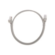Патч-корд U/UTP CAT 6A (10G), RJ45-RJ45, 28AWG, LSZH, серый, 1м REXANT