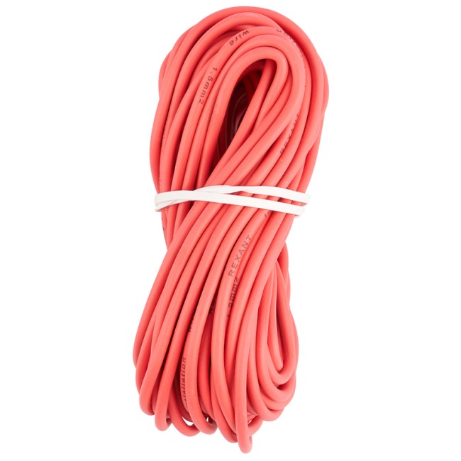 Провод автомобильный ПГВА/ПВАМ REXANT 1х1,50 мм красный, мини-бухта 10 метров