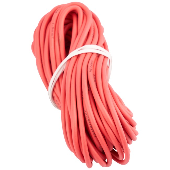 Провод автомобильный ПГВА/ПВАМ REXANT 1х1,50 мм красный, мини-бухта 10 метров