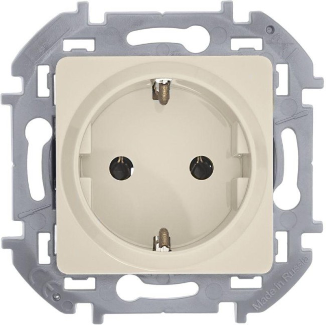 Розетка 1-м СП Inspiria 16А IP20 250В 2P+E немецк. стандарт механизм сл. кость IEK 673721 Розетка 1-м СП Inspiria 16А IP20 250В 2P+E немецк. стандарт механизм сл. кость IEK 673721