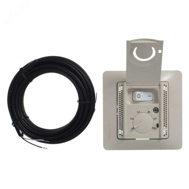 GLOSSA Термостат электронный теплого пола с датчиком в сборе 10A бежевый GLOSSA Термостат электронный теплого пола с датчиком в сборе 10A бежевый