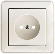 Розетка 1-м СП W59 16А IP20 без заземл. защ. шторки бел. SE RS16-151-18 Розетка 1-м СП W59 16А IP20 без заземл. защ. шторки бел. SE RS16-151-18