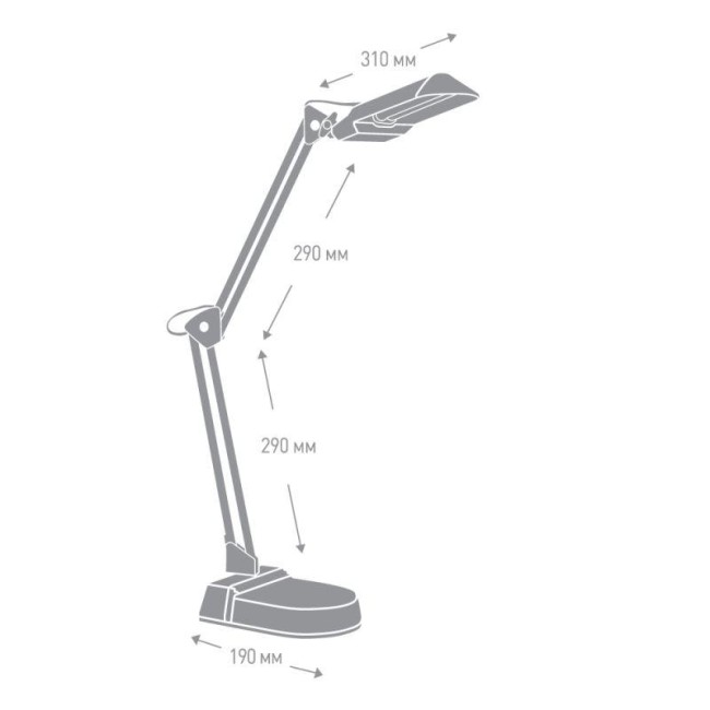 Светильник KD-017A настол. база + струбцина 230В 11Вт КЛЛ 2G7 бел. Camelion 3277 Светильник KD-017A настол. база + струбцина 230В 11Вт КЛЛ 2G7 бел. Camelion 3277