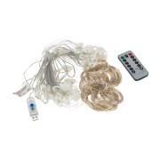 Гирлянда Светодиодный дождь из росы 6х3 м, USB + пульт управления Гирлянда Светодиодный дождь из росы 6х3 м, USB + пульт управления