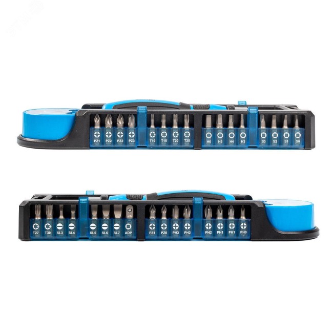 Отвертка реверсивная со сменными битами и сменными шестигранными головками НБ-39