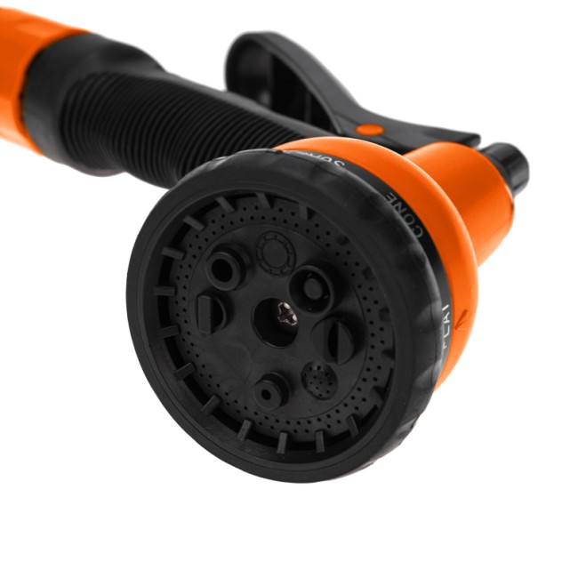 Набор поливочный, растягивающийся шланг 20 м, пистолет 7 режимов, соединитель ЧЕТЫРЕ СЕЗОНА