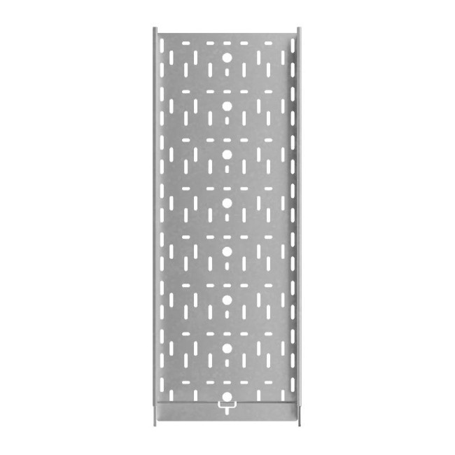 Лоток листовой перфорированный 300х80 L3000 сталь 0.8мм "БЫСТРЫЙ МОНТАЖ ПЛЮС" LPplus80-300-0.8-3000 оцинк. КМ PL0249
