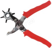 Дырокол-пробойник с револьверной головкой, усиленный (отверстия 2-3-3.5-4-4.5-5 мм)