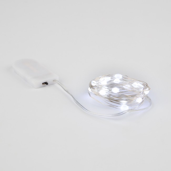 Гирлянда Роса с крупными каплями 2 м, 20 LED, белое свечение, 2хCR2032 в комплекте NEON-NIGHT Гирлянда Роса с крупными каплями 2 м, 20 LED, белое свечение, 2хCR2032 в комплекте NEON-NIGHT