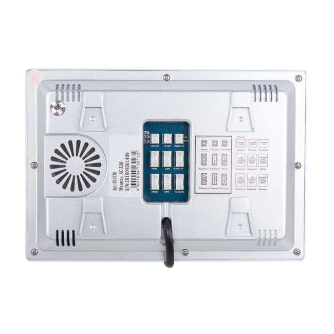 Цветной монитор видеодомофона 7" формата AHD, с сенсорным экраном, детектором движения, функцией фото- и видеозаписи (модель AC-338) Цветной монитор видеодомофона 7" формата AHD, с сенсорным экраном, детектором движения, функцией фото- и видеозаписи (модель AC-338)