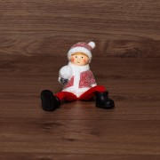 Керамическая фигурка Мальчик с подвесными ножками 6,6х5,5х9,5 см Керамическая фигурка Мальчик с подвесными ножками 6,6х5,5х9,5 см