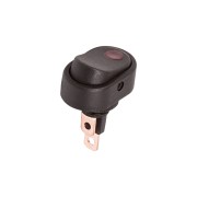 Выключатель клавишный 12V 30А (3с) ON-OFF черный ОВАЛ с красной подсветкой (RWB-523, ASW-20D-2) REXANT Выключатель клавишный 12V 30А (3с) ON-OFF черный ОВАЛ с красной подсветкой (RWB-523, ASW-20D-2) REXANT