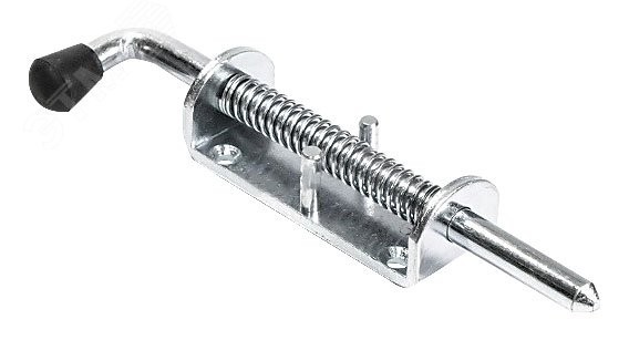 Задвижка дверная усиленная ЗД-11, круглый ригель, 250 мм Задвижка дверная усиленная ЗД-11, круглый ригель, 250 мм