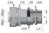 Муфта металлорукав-коробка DN 15 с уплотнением кабеля IP68 М20х15 D=8 - 12мм