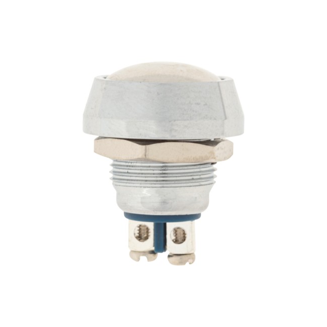 Кнопка антивандальная Ø12 Б/Фикс (2с винт) OFF-(ON) сфера (A12-A3) REXANT Кнопка антивандальная Ø12 Б/Фикс (2с винт) OFF-(ON) сфера (A12-A3) REXANT