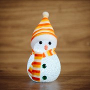 Фигура светодиодная Снеговик 17см, RGB Фигура светодиодная Снеговик 17см, RGB