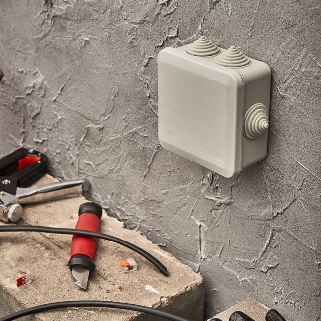 Коробка распаячная ОУ 100x100x50 мм, IP55 REXANT