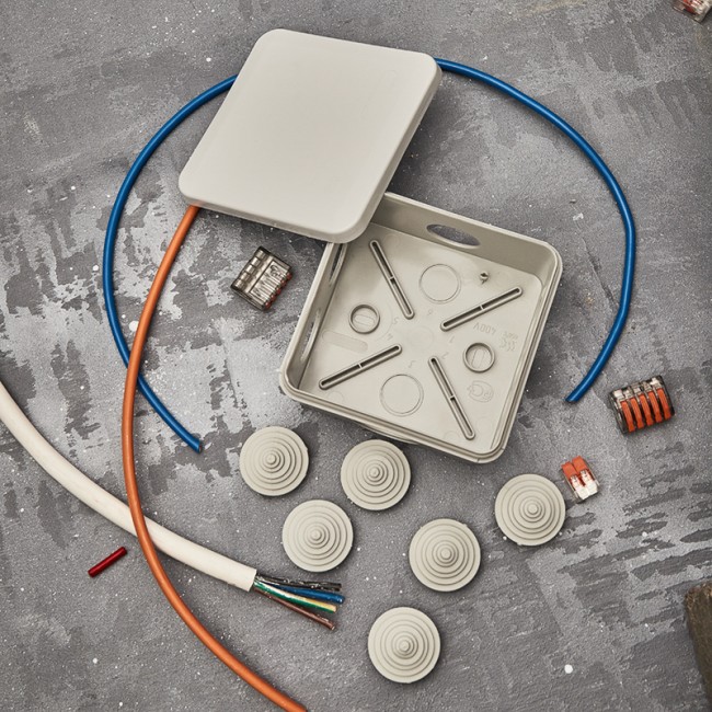 Коробка распаячная ОУ 100x100x50 мм, IP55 REXANT