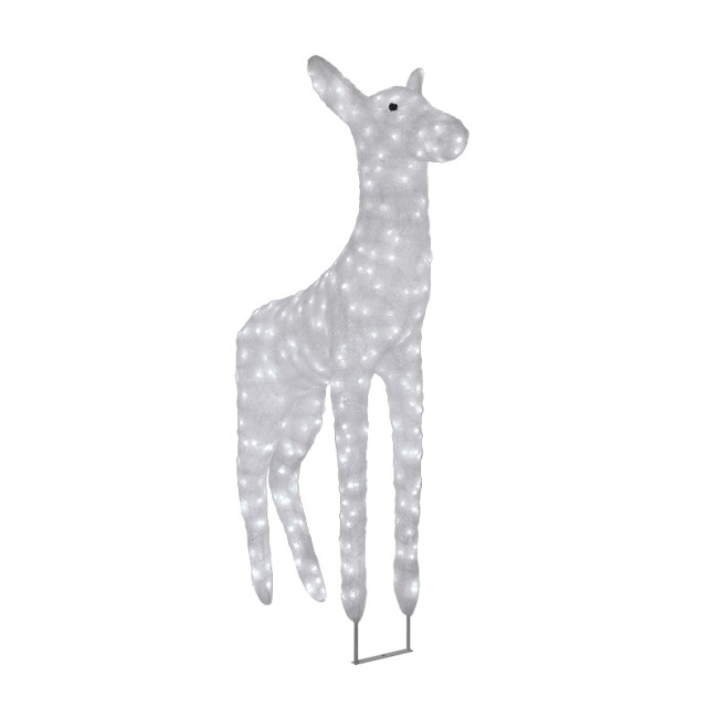 Акриловая светодиодная фигура Олень мама 115х155 см, 1900 светодиодов, IP65 понижающий трансформатор в комплекте, NEON-NIGHT