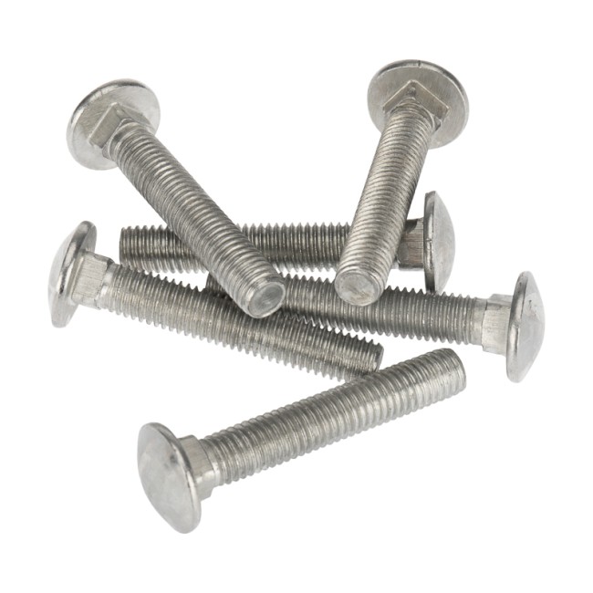 Болт мебельный KRANZ DIN 603, 10х50, короб (25 шт./уп.) Болт мебельный KRANZ DIN 603, 10х50, короб (25 шт./уп.)