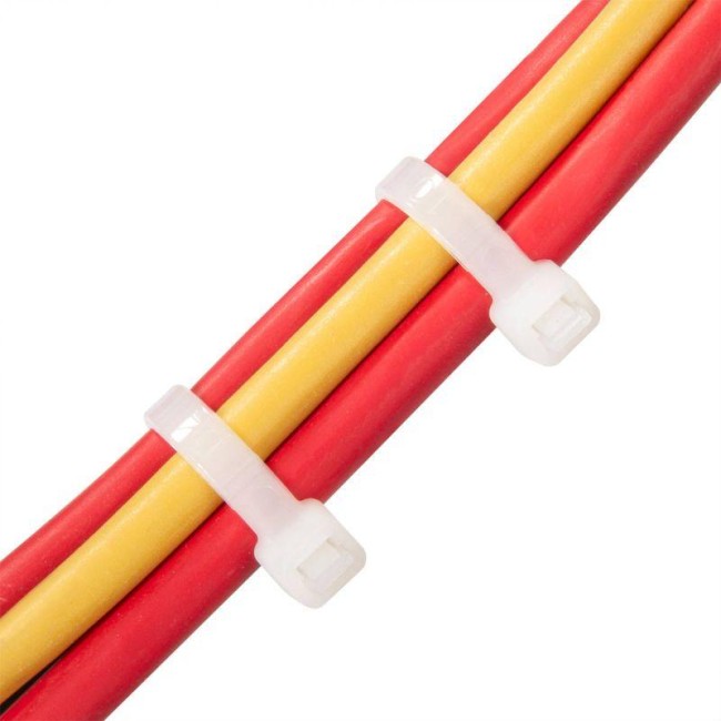 Хомут кабельный КСС 5х300 нейл. бел. (уп.100шт) Fortisflex 49404