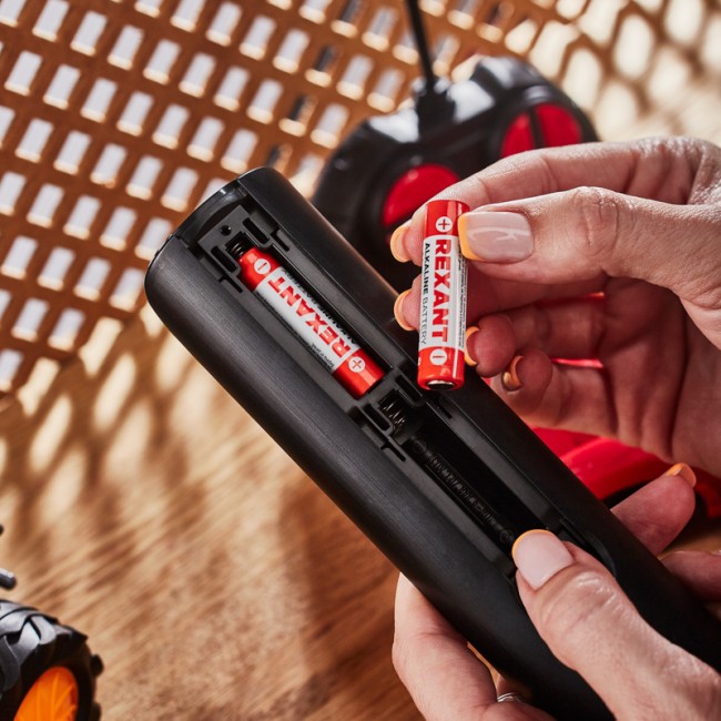 Батарейка алкалиновая AAA/LR03, 1,5В, 2 шт, блистер REXANT