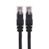 Патч-корд U/UTP, CAT 5e, RJ45-RJ45, 26AWG, LSZH, черный, 0,3м  REXANT