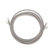 Патч-корд U/UTP CAT 6A (10G), RJ45-RJ45, 28AWG, LSZH, серый, 3м REXANT