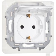 Розетка 1-м СП Inspiria 16А IP44 250В 2P+E защ. шторки с крышкой немецк. стандарт механизм бел. IEK 673740 Розетка 1-м СП Inspiria 16А IP44 250В 2P+E защ. шторки с крышкой немецк. стандарт механизм бел. IEK 673740