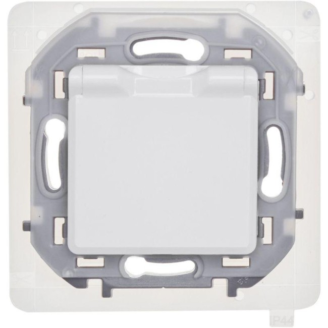 Розетка 1-м СП Inspiria 16А IP44 250В 2P+E защ. шторки с крышкой немецк. стандарт механизм бел. IEK 673740 Розетка 1-м СП Inspiria 16А IP44 250В 2P+E защ. шторки с крышкой немецк. стандарт механизм бел. IEK 673740