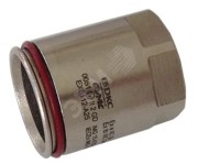 Взрывозащищенная Ex e муфта труба-коробка с внутренней резьбой. DT 50 мм. M50x1,5. Нержавеющая сталь AISI 316L. IP66/67