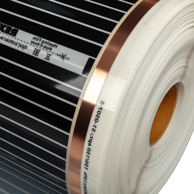 Пленочный теплый пол RXM 305 220Вт/м², ширина 50см, толщина 0,338мм REXANT Пленочный теплый пол RXM 305 220Вт/м², ширина 50см, толщина 0,338мм REXANT