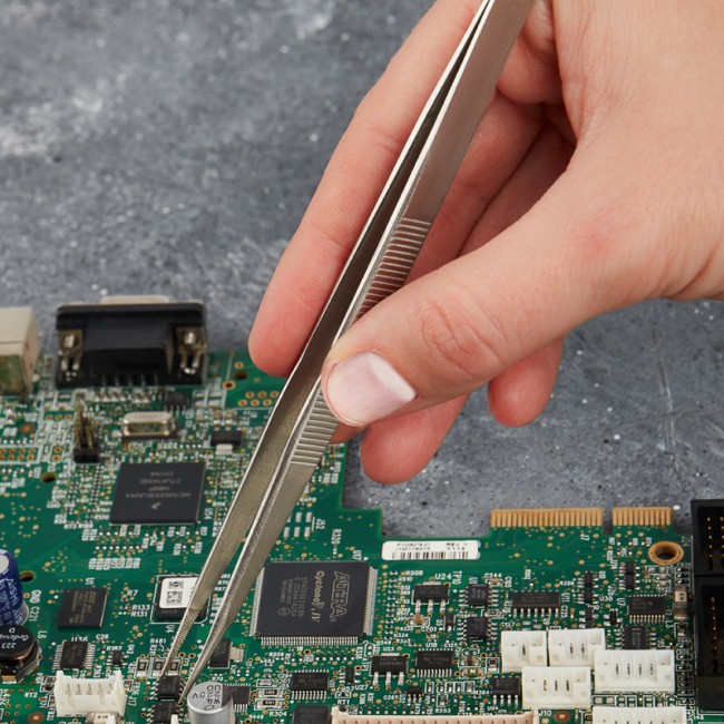 Пинцет прямой 160мм (блистер) REXANT Пинцет прямой 160мм (блистер) REXANT